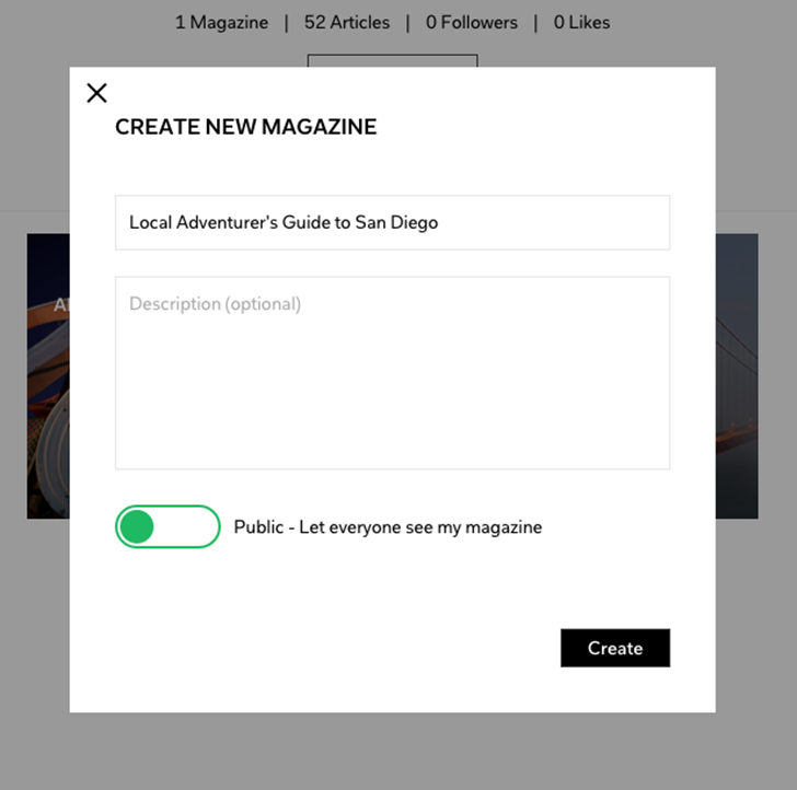 How to Create a Flipboard Magazine: Step 2.