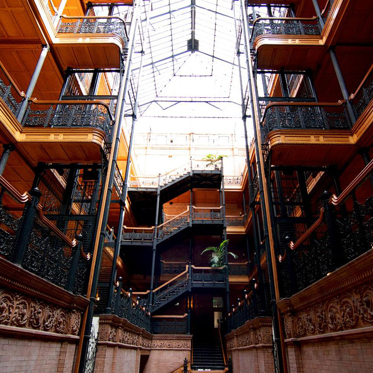 Bradbury Building - a piece of LA's architectural history. You might remember it from Bladerunner, 500 Days of Summer, or The Artist // localadventurer.com