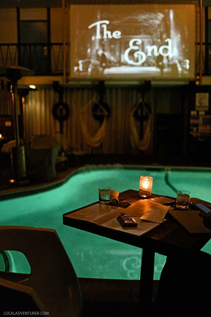 The Pearl San Diego - They have a free weekly dive-in movie experience // localadventurer.com
