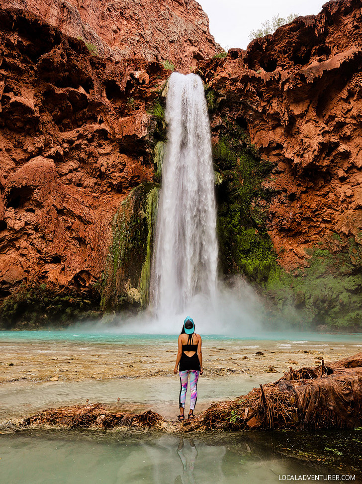 Mooney Falls - the tallest waterfall on the Havasupai Indian Reservation Arizona // localadventurer.com