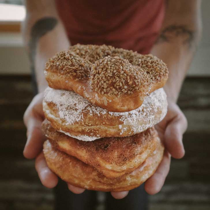 Hole Doughnuts (49 BEST PLACES TO EAT IN ASHEVILLE NC) - Best Dessert in the Country, 2016, by Bon Appetit. Fried to order! // localadventurer.com