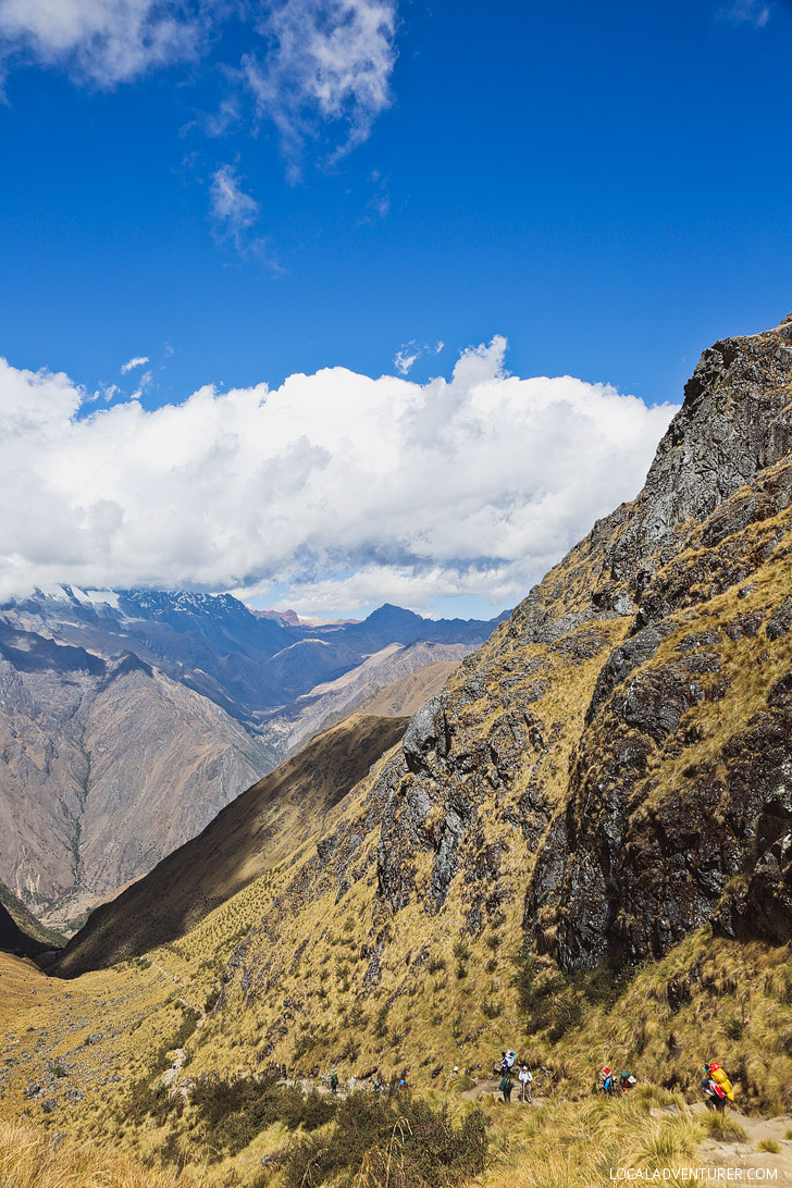 The Brutal Climb Up to Dead Woman's Pass - Highest Point Machu Picchu Trail // localadventurer.com