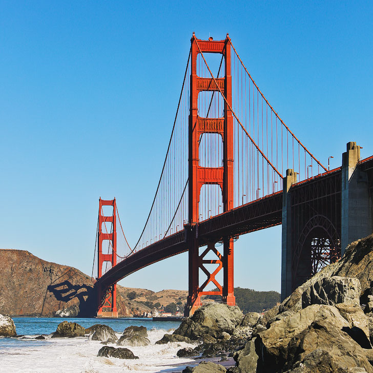 Can't visit SF without visiting the Golden Gate Bridge + Best Places to Stop on Your Los Angeles to Seattle Road Trip // Local Adventurer
