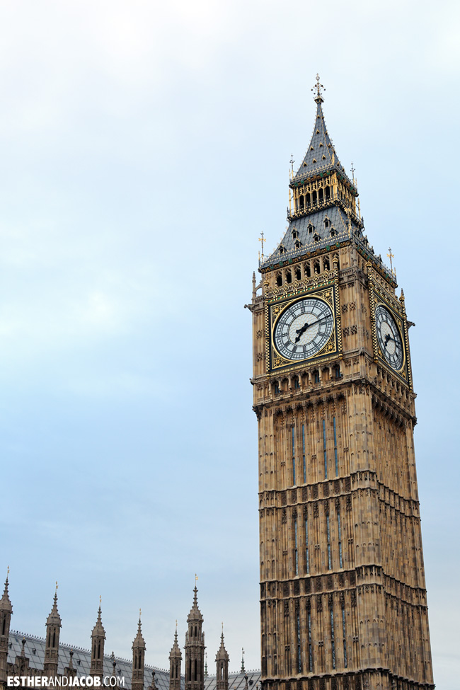 Big Ben Elizabeth Tower London England | What to Do in London