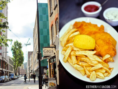 Gigs Fish and Chips | London Restaurants | Eat in London