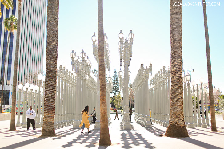 Urban Light LACMA / LA County Museum of Art.