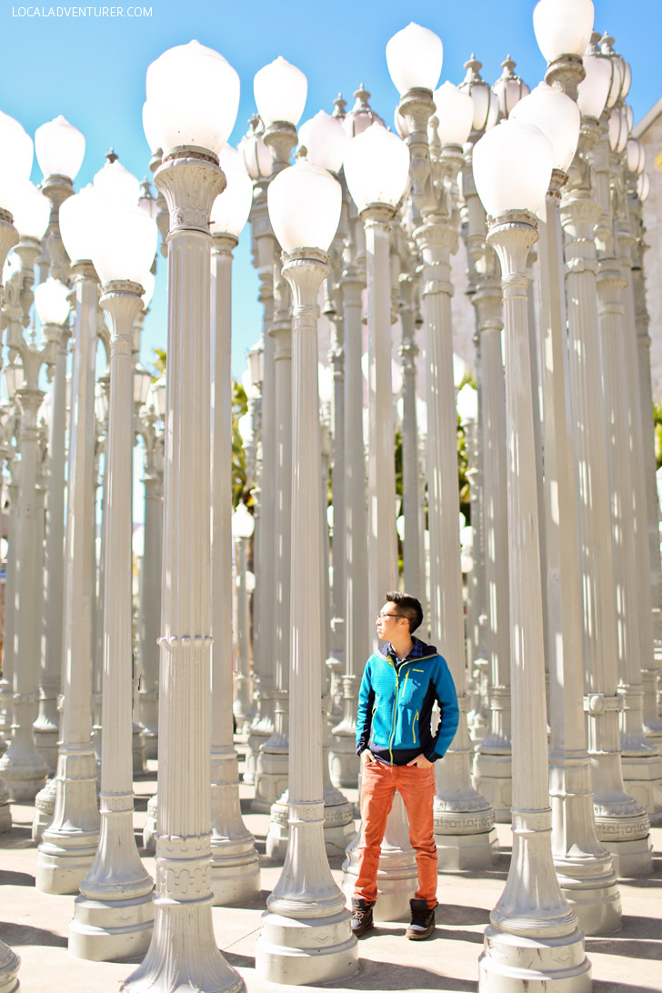 Urban Light LACMA / Los Angeles County Museum of Art.