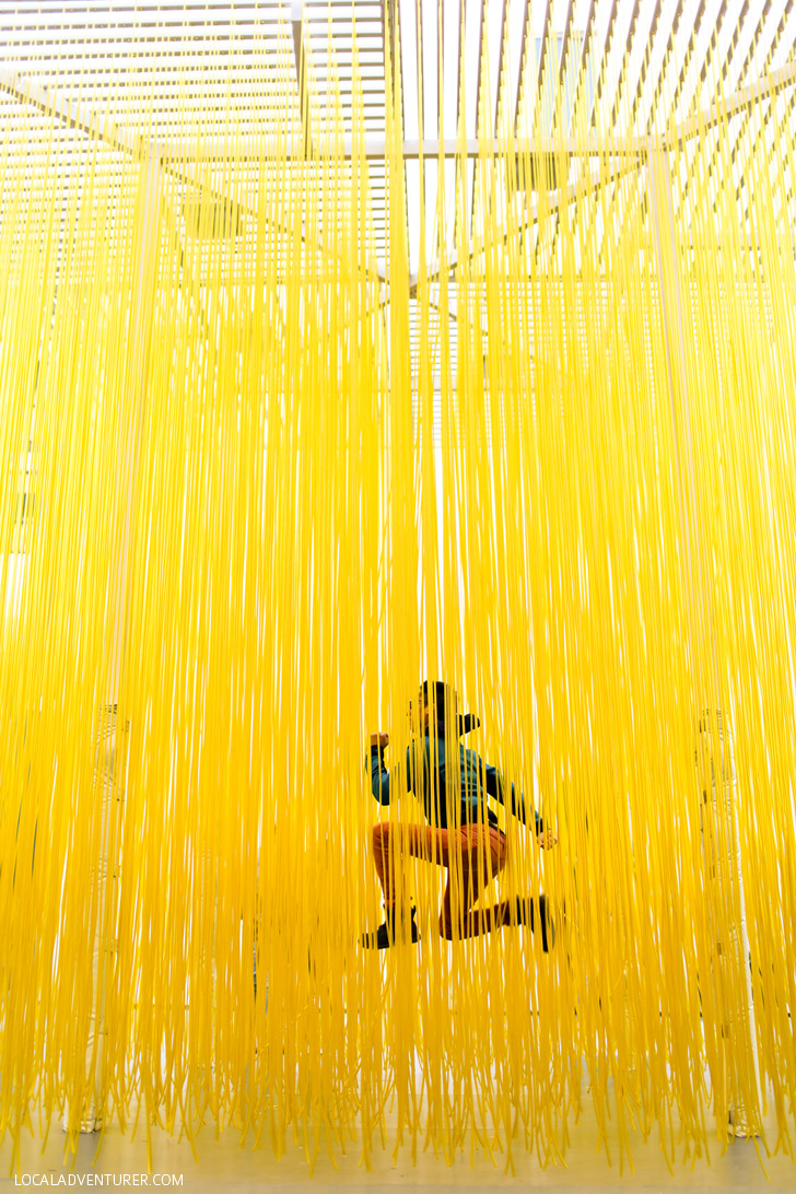 Jesús Rafael Soto’s Penetrable LACMA (Los Angeles County Museum of Art).