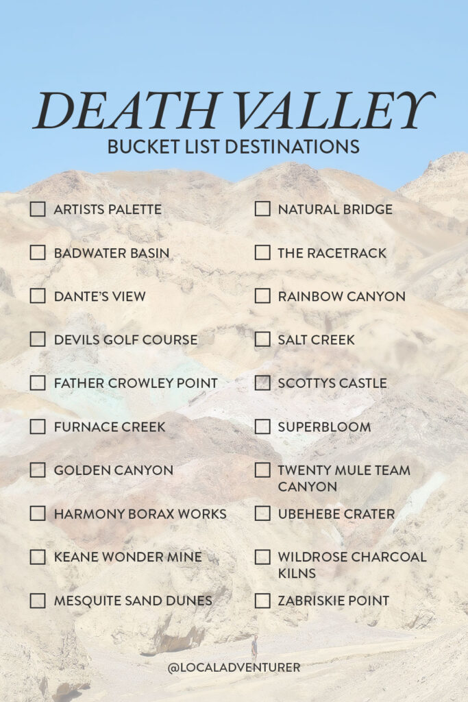 Death Valley Things to Do