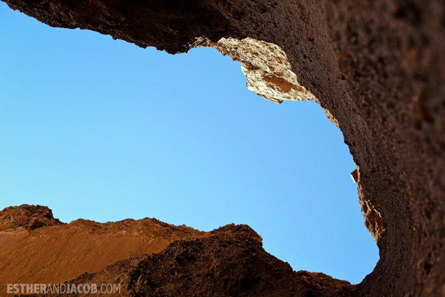 Death Valley Park. Photos of Death Valley. Natural Bridge at Death Valley.