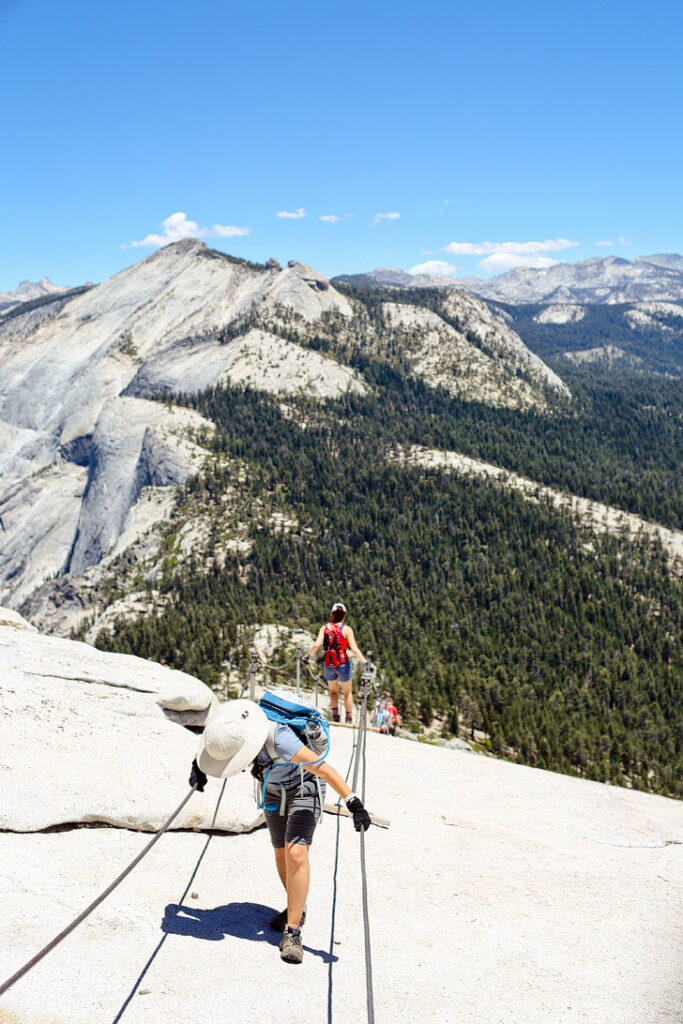 At the top of the Half Dome Hike! // localadventurer.com