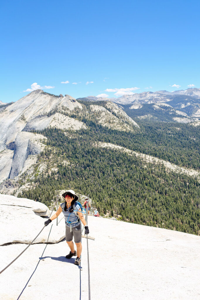 At the top of the Half Dome Hike! // localadventurer.com