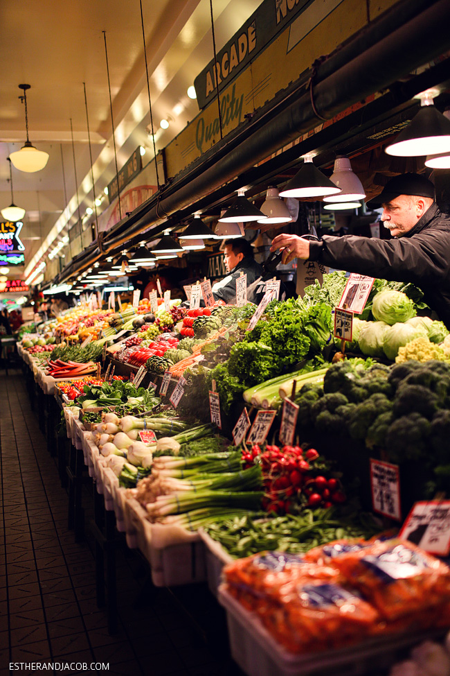 fresh vegetables pike's place market seattle washington. what to do in seattle. seattle things to do. fun things to do in seattle. things to do in seattle. best things to do in seattle.