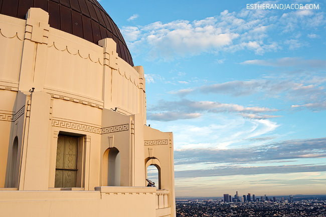 sunset at griffith observatory la. observatory griffith. things to do in la.
