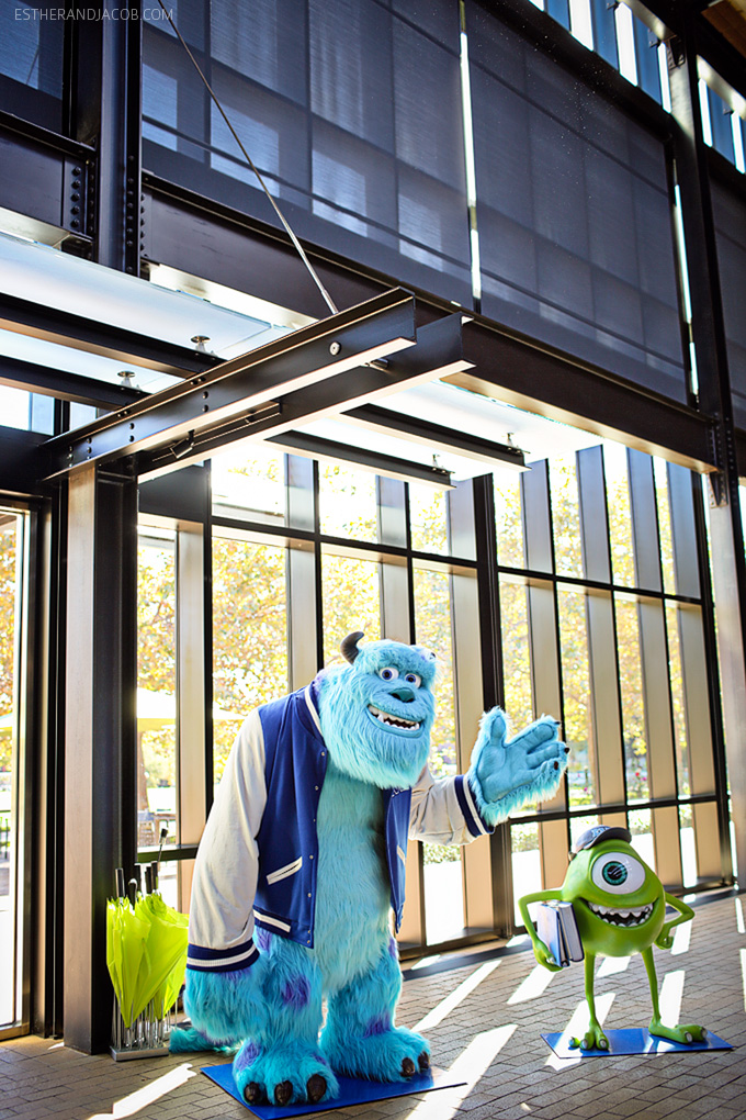 The real life version of monster's university campus. our visit at pixar. pixar animation studios tour. pixar animation studios tours. pixar studios. pixar emeryville.