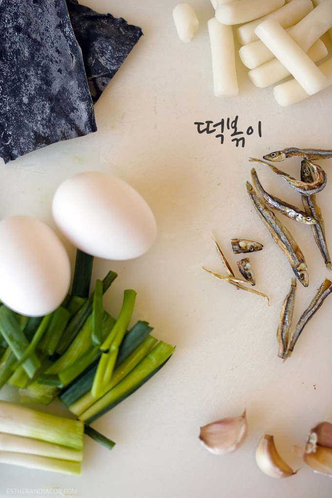 Tteok bokki or topokki korean food culinary dishes