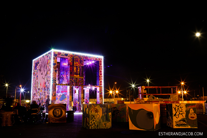 The Life Cube Project from Burning Man in Downtown Vegas | Downtown Project Las Vegas.