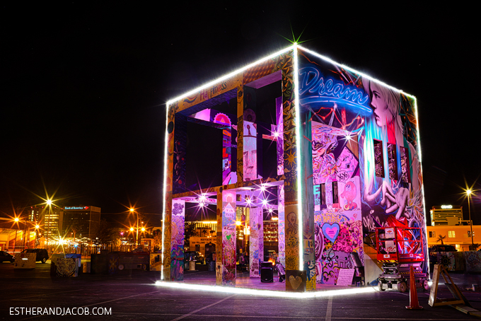 The Life Cube Project from Burning Man in Downtown Vegas | Downtown Project Las Vegas.