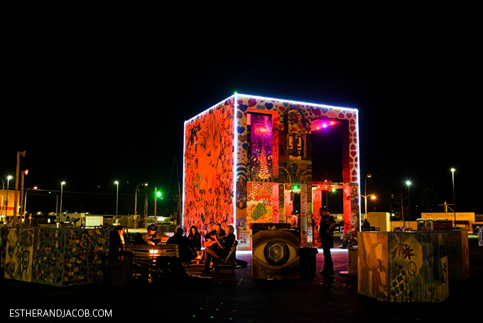 The Life Cube Project from Burning Man in DTLV | Downtown Project Las Vegas.