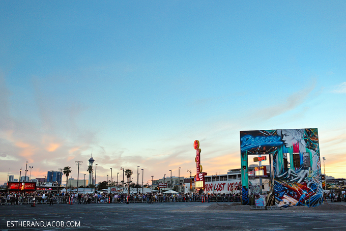 The Life Cube Burn in Downtown Vegas.