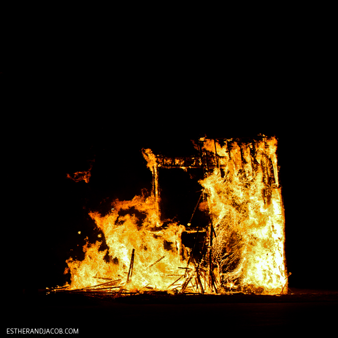 The Life Cube Burn in Downtown Las Vegas | Downtown Project Las Vegas.