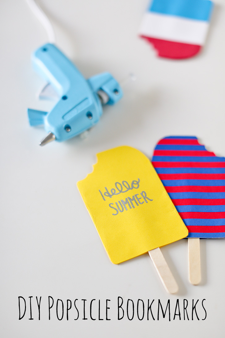 DIY Handmade Popsicle Bookmark.