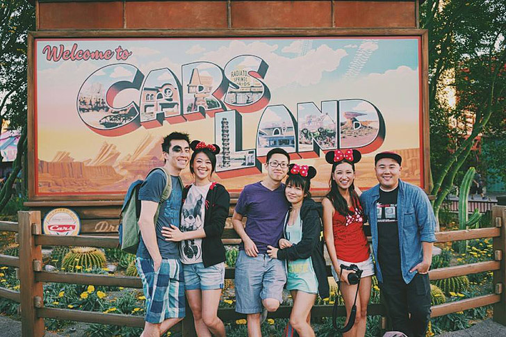 Cars Land in Disneyland | First Stop on the way to French Laundry Napa Valley.