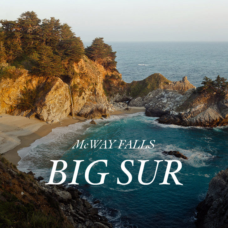 West Coast Roadtrip to Mcway Falls Big Sur California - 80 ft waterfall that flows into the ocean // localadventurer.com