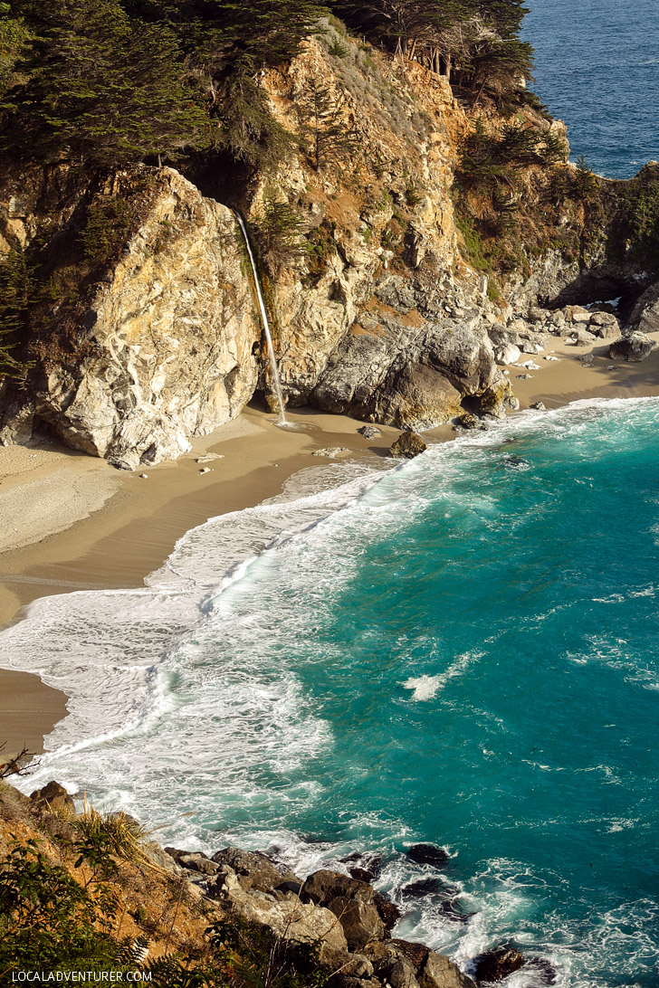 Mcway Falls Julia Pfeiffer Burns State Park Big Sur California USA // localadventurer.com