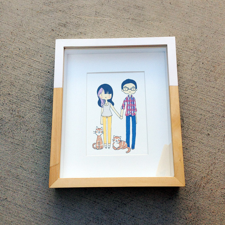 You are currently viewing Giveaway: Custom Family Portrait Illustration with Cat Plus Mouse