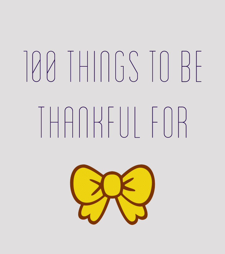 100 Things to Be Thankful For List // Week 51 of Gratitude