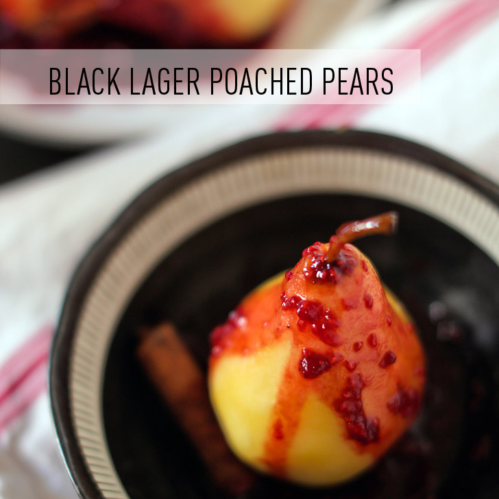 Poached Pears Recipe with Raspberry Chocolate Sauce