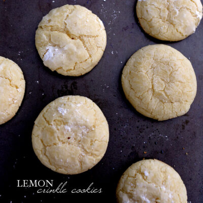 Award Winning Lemon Crinkle Cookies Recipe.