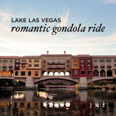 A Romantic Lake Las Vegas Gondola Ride.