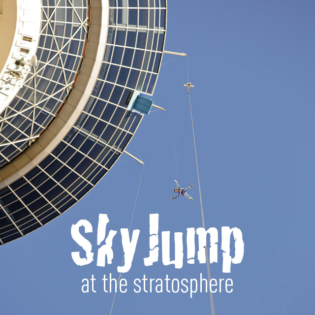 Jumping off the Stratosphere with SkyJump Las Vegas
