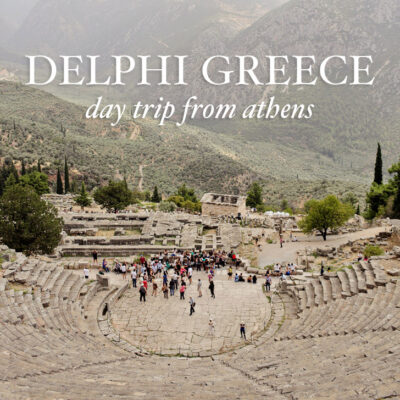 Delphi Greece (Sanctuary of Apollo) - a day trip from Athens // localadventurer.com