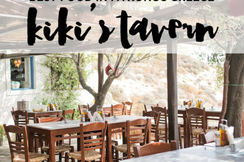 Kikis Tavern at Agios Sostis Beach – Best Food in Mykonos