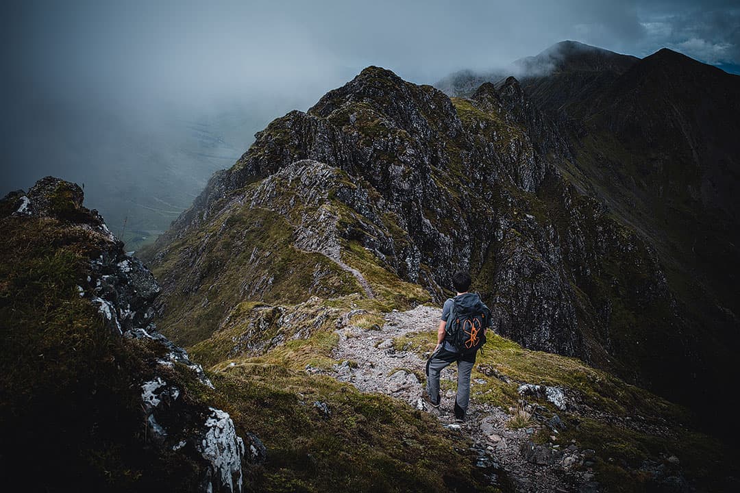 aonach eagach ridge scotland