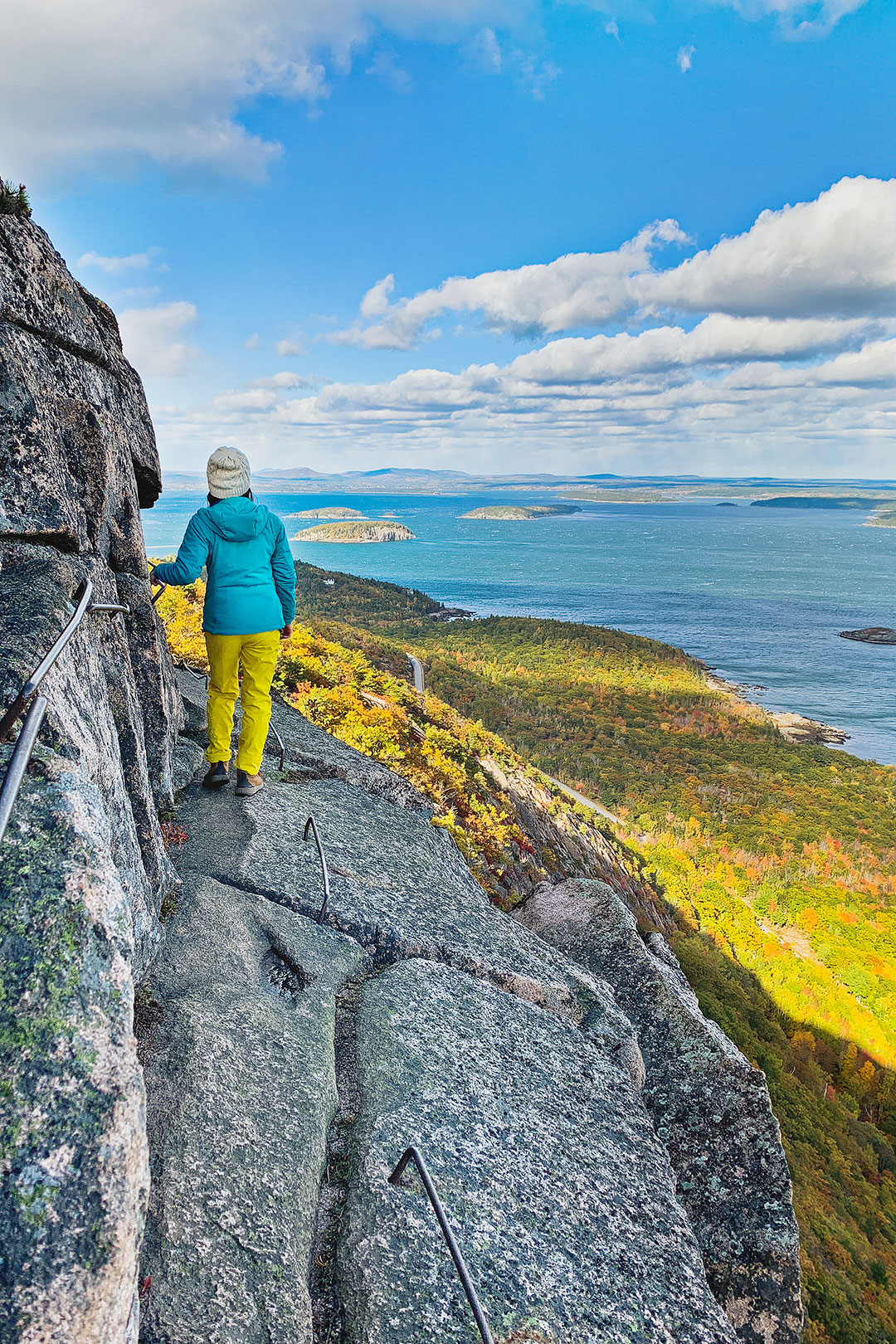 Precipice Trail at Acadia National Park + 15 Best Hikes in the US
