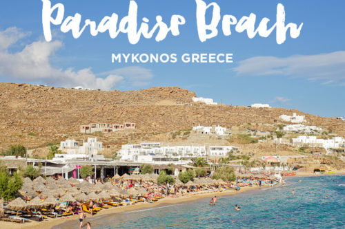 Best Party Beach in Mykonos – Paradise Beach Mykonos Greece
