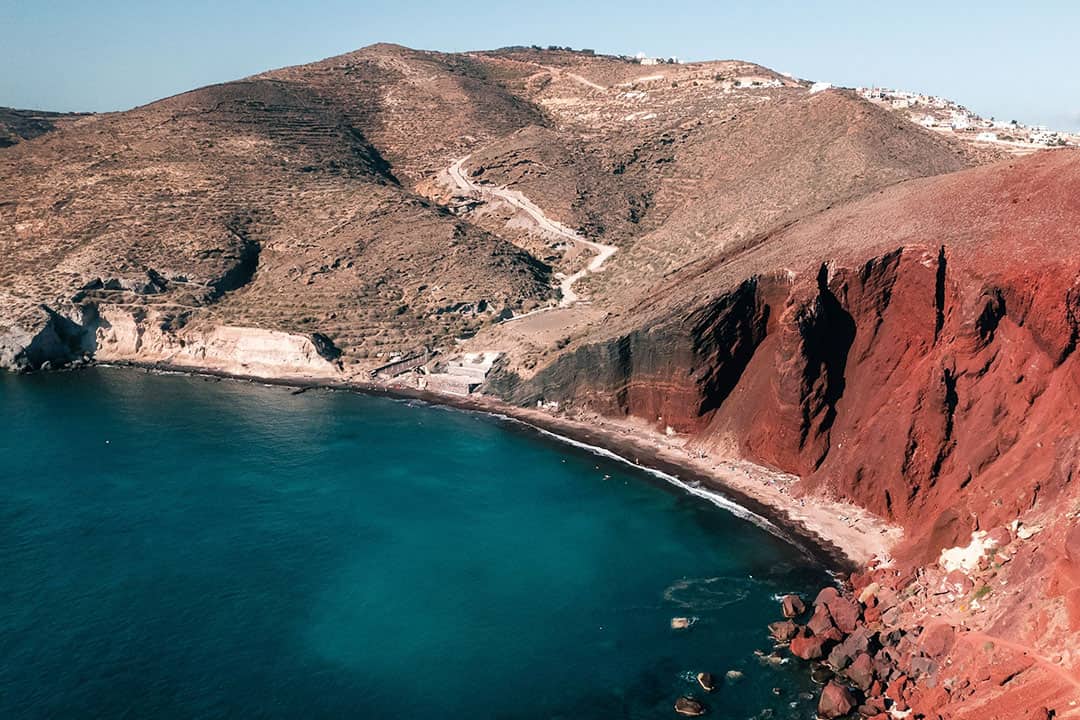 akrotiri beach santorini