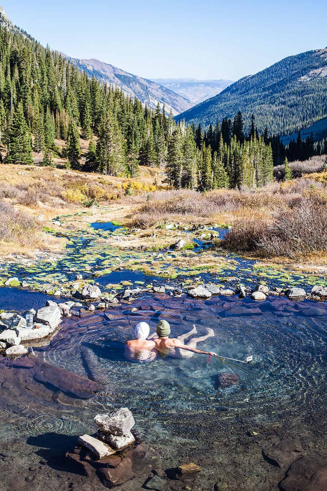 Conundrum Hot Springs Aspen Colorado + 25 Best Natural Hot Springs in USA
