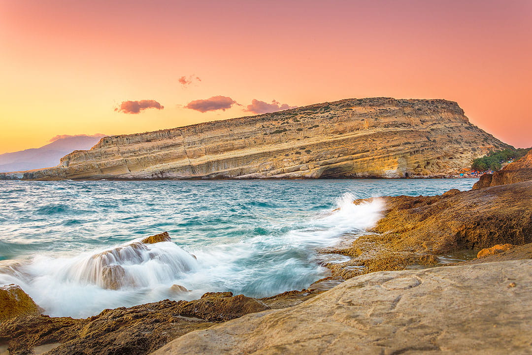 matala beach crete