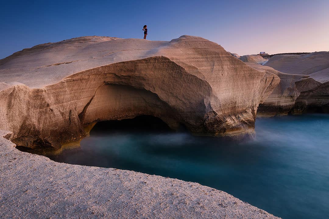 sarakiniko beach in milos