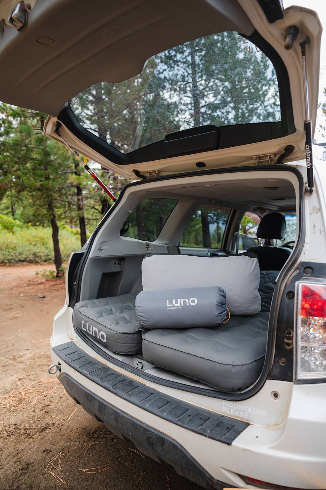 Luno Pillow in Car Camping Essentials
