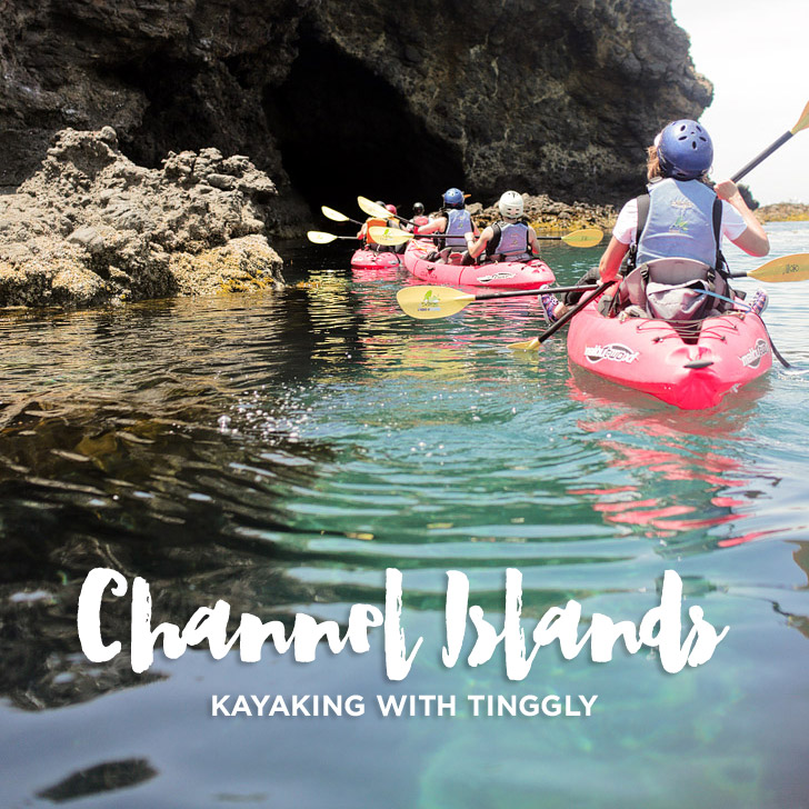 Kayaking the Channel Islands National Park.
