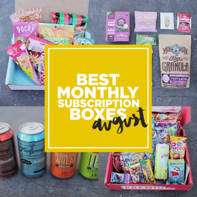Favorite Monthly Subscription Boxes - August 2015.