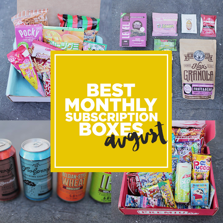 Fave Monthly Subscription Boxes - August 2015