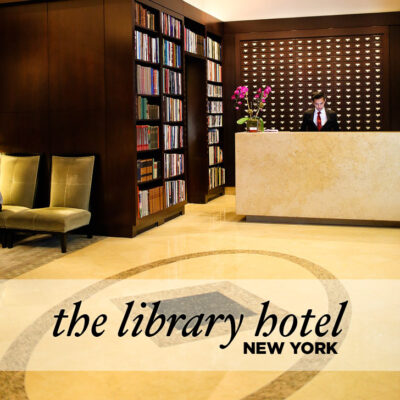 The Library Hotel NYC - A Book Lover's Dream.