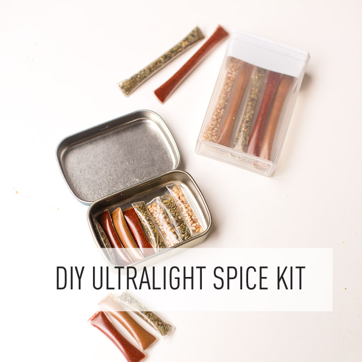 DIY Travel Spice Kit for Foodies or Gourmet Camping Food